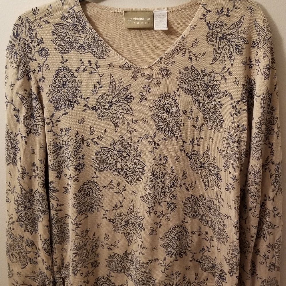 Liz Claiborne Lizwear Women Top Size Small